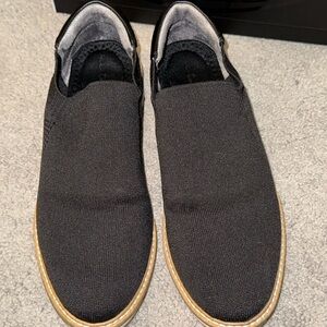 Men's Black Slip-On Shoes